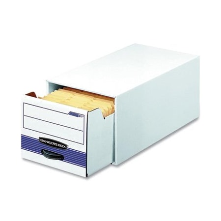 Fellowes Stor/drawer Basic Space-Savings Storage Drawers, Legal Files, 16.75 X 19.5 X 11.5, White/blue 00722EA